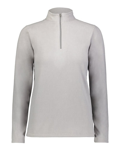Augusta Sportswear Women's Eco Revive™ Micro-Lite Fleece Quarter-Zip Pullover 6864 #color_Athletic Grey