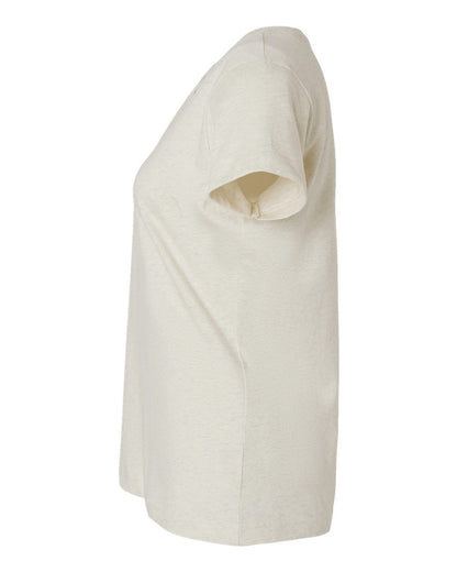 LAT Women's Fine Jersey V-Neck Tee 3507 #color_Natural Heather