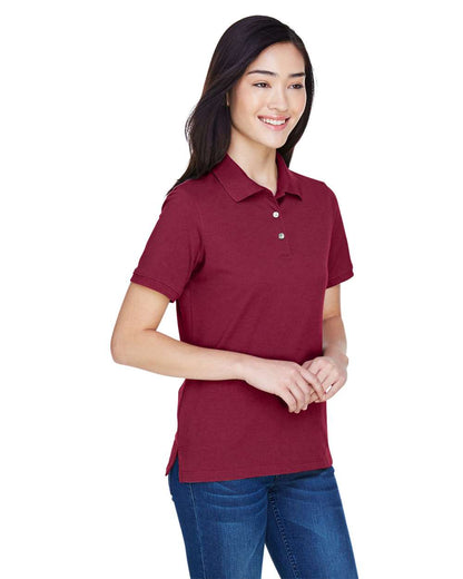 Harriton Women's Easy Blend Polo M265W #colormdl_Wine