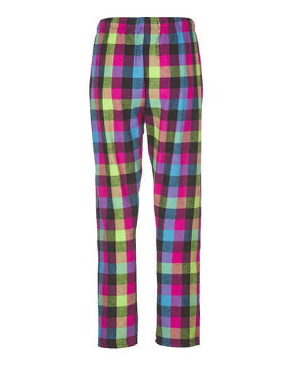 Boxercraft Women's Haley Flannel Pants BW6620 #color_Neon Buffalo