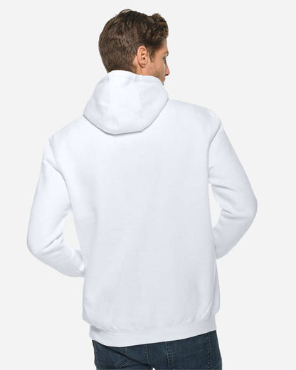 Lane Seven Unisex Heavyweight Pullover Hooded Sweatshirt LS19001 #colormdl_White