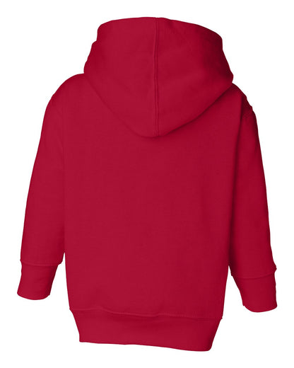 Rabbit Skins Toddler Full-Zip Fleece Hoodie Sweatshirt 3346 #color_Red