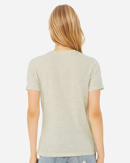 BELLA + CANVAS Women’s Relaxed Fit Heather CVC Tee 6400CVC #colormdl_Heather Prism Natural