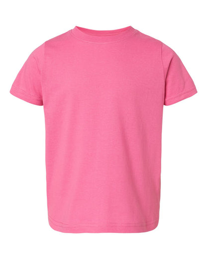 Rabbit Skins Toddler Fine Jersey Tee 3321 #color_Hot Pink