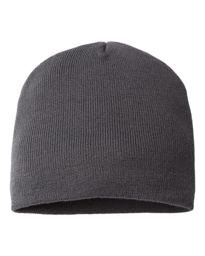 CAP AMERICA USA-Made 8 1/2" Beanie TKN28 #color_Iron Grey