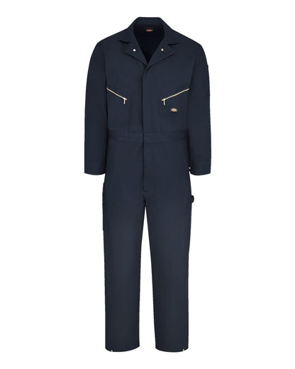 Dickies Deluxe Long Sleeve Cotton Coverall - Tall Sizes 4877T #color_Dark Navy