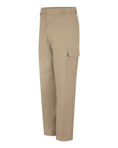 Red Kap Men's Industrial Cargo Pants PT88 #color_Khaki - 28I