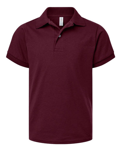 JERZEES Youth Dri-Power® Polo 437K #color_Maroon