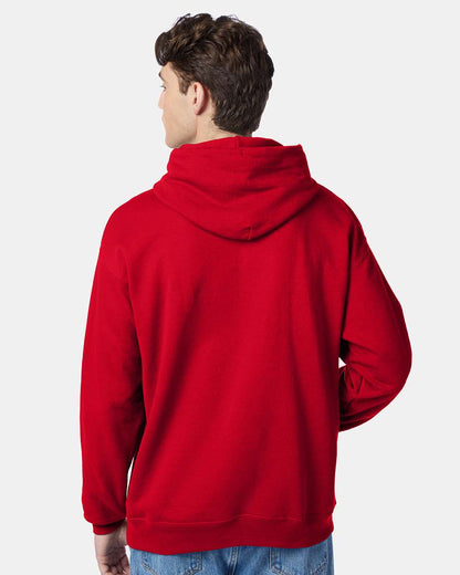 Hanes Unisex EcoSmart® Hooded Sweatshirt P170 #colormdl_Deep Red