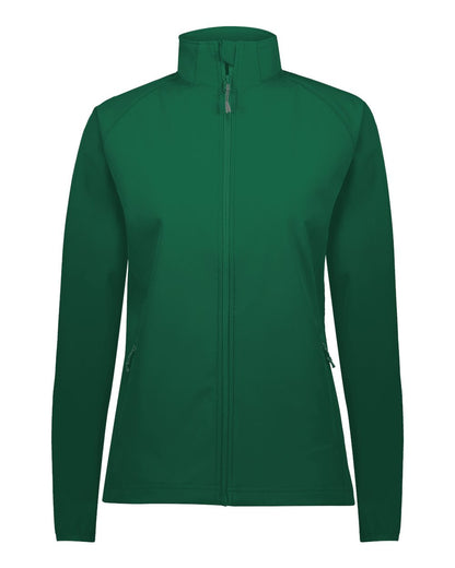 Holloway Women's Featherlight Soft Shell Jacket 229721 #color_Dark Green