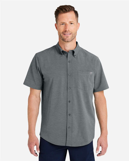 HUK Men's Kona Solid Shirt H150154 #colormdl_Volcanic Ash