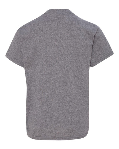 Gildan Heavy Cotton™ Youth T-Shirt 5000B #color_Graphite Heather