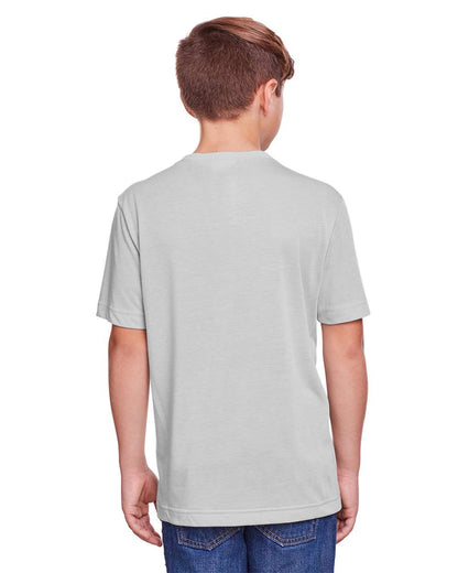 CORE365 Youth Fusion ChromaSoft™ Performance T-Shirt CE111Y #colormdl_Platinum