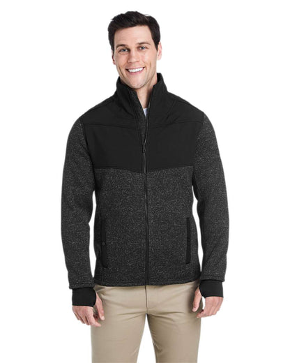 Spyder Men's Passage Sweater Jacket S17740 #colormdl_Black Powder/ Black