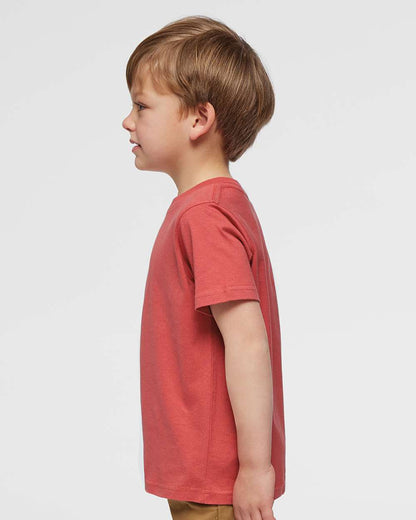 Rabbit Skins Toddler Fine Jersey Tee 3321 #colormdl_Passionfruit