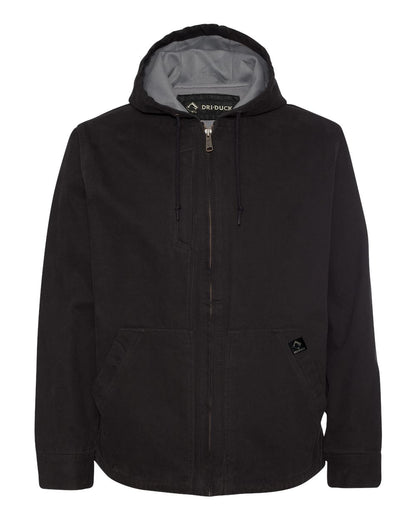 DRI DUCK Laredo Boulder Cloth™ Canvas Jacket with Thermal Lining 5090 #color_Black