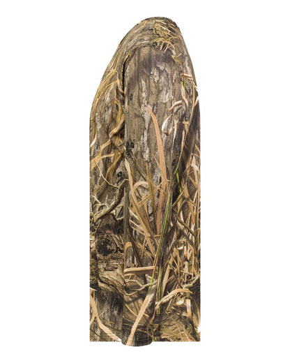 Holloway Men's Mossy Oak Momentum Long Sleeve T-Shirt 222836 #color_Habitat