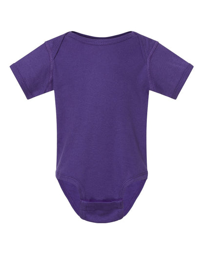 Rabbit Skins Infant Baby Rib Bodysuit 4400 #color_Purple