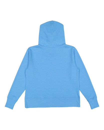 LAT Women's Vintage Wash Hoodie Sweatshirt 3536 #color_Washed Tradewind