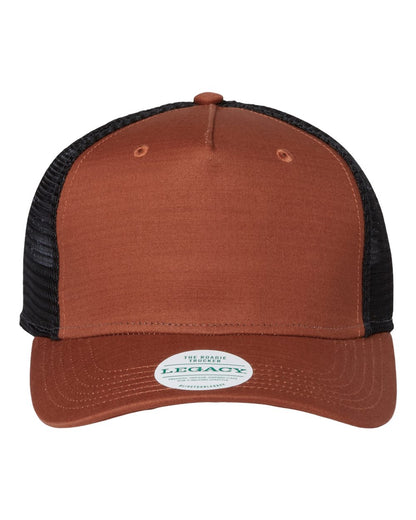 LEGACY Five-Panel Trucker Cap ROADIE #color_Copper Slub/ Black