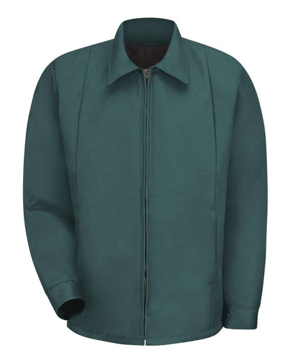 Red Kap Men's Tall Perma-Lined Panel Jacket JT50T #color_Spruce Green