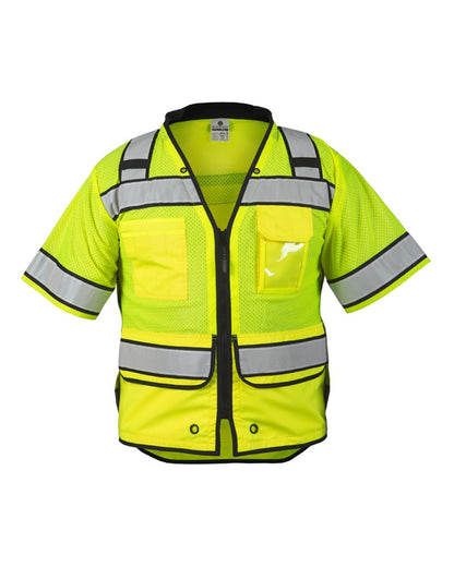 Kishigo Unisex High Performance Surveyors Vest S5014-5015 #color_Lime