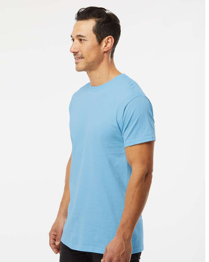 M&O Men's Gold Soft Touch T-Shirt 4800 #colormdl_Sky
