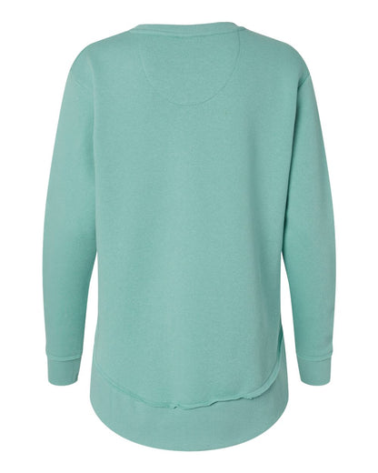 LAT Women's Weekend Fleece Crewneck Sweatshirt 3525 #color_Saltwater