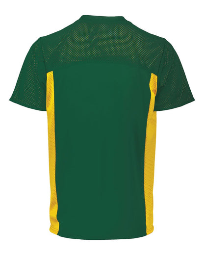 Augusta Sportswear Youth Reversible Flag Football Jersey 265 #color_Dark Green/ Gold