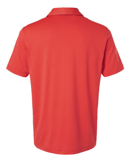 Adidas Men's Textured Stripe Polo A704 #color_Bright Red