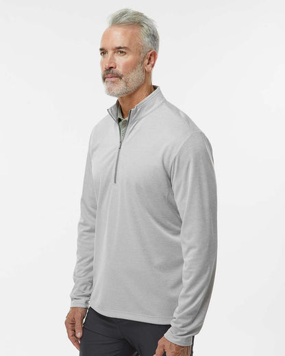 Adidas Men's Space Dyed Quarter-Zip Pullover A593 #colormdl_Grey One Heather