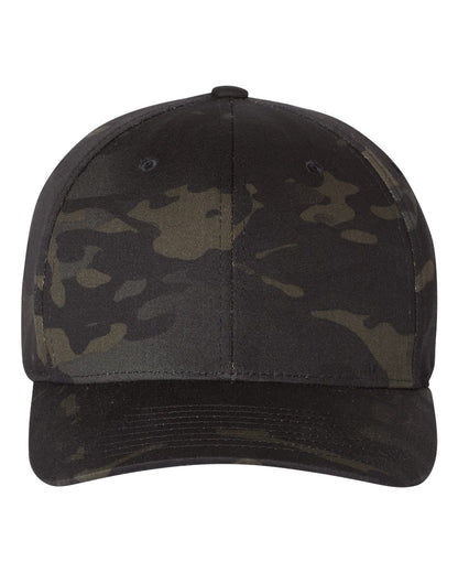 Flexfit Cotton Blend Cap 6277 #color_Multicam Black