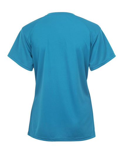 Badger Youth B-Core V-Neck T-Shirt 2162 #color_Electric Blue