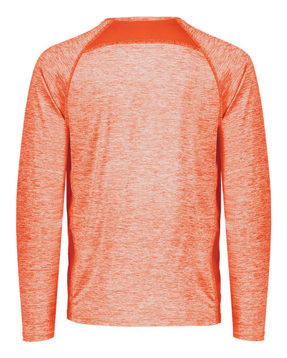 Holloway Men's Electrify CoolCore® Long Sleeve T-Shirt 222570 #color_Orange Heather