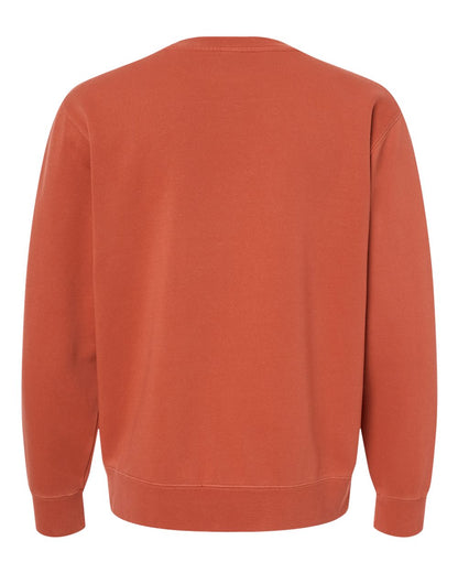 Independent Trading Co. Midweight Pigment-Dyed Crewneck Sweatshirt PRM3500 #color_Pigment Amber