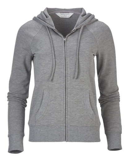 Boxercraft Women's Dream Fleece Full-Zip Hooded Sweatshirt BW5201 #color_Oxford Heather