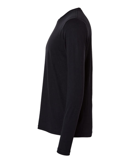 Next Level Men's Triblend Long Sleeve T-Shirt 6071 #color_Black