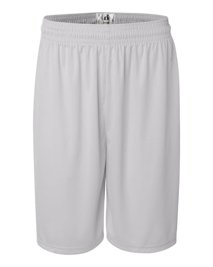 Badger B-Core 9" Shorts 4109 #color_White