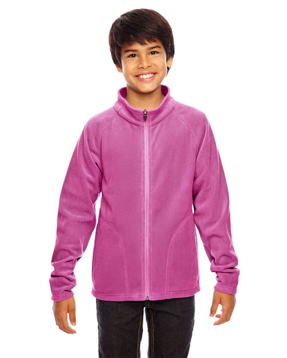 Team 365 Youth Campus Microfleece Jacket TT90Y #colormdl_Sport Charity Pink