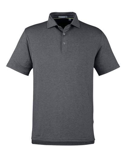 TASC Performance Inc Men's Cloud Lightweight Polo TM538 #color_Black Heather