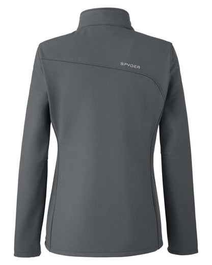 Spyder Women's Transport Soft Shell Jacket 187337 #color_Polar/ White