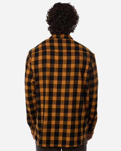 Boxercraft Men's Flannel Button Down Shirt BU7401 #colormdl_Tobacco/ Black Buffalo