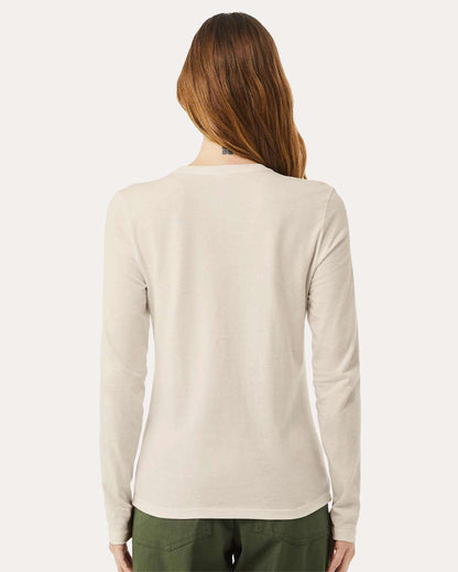 BELLA + CANVAS Women’s Jersey Long Sleeve Tee 6500 #colormdl_Heather Dust