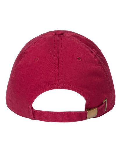 Atlantis Headwear Sustainable Dad Hat FRASER #color_Cardinal Red