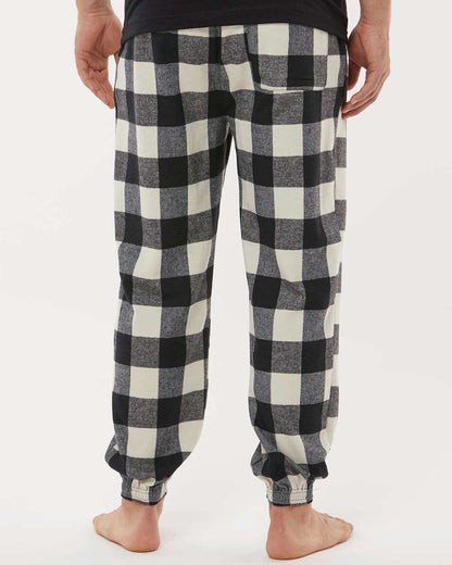 Burnside Flannel Jogger 8810 #colormdl_Ecru/ Black