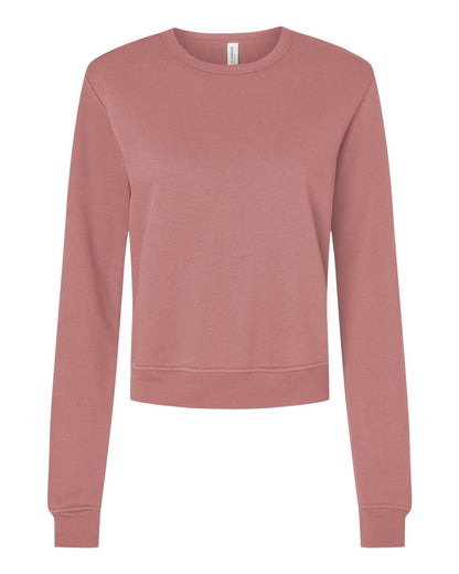 BELLA + CANVAS Women's Sponge Fleece Classic Crewneck Sweatshirt 7511 #color_Mauve