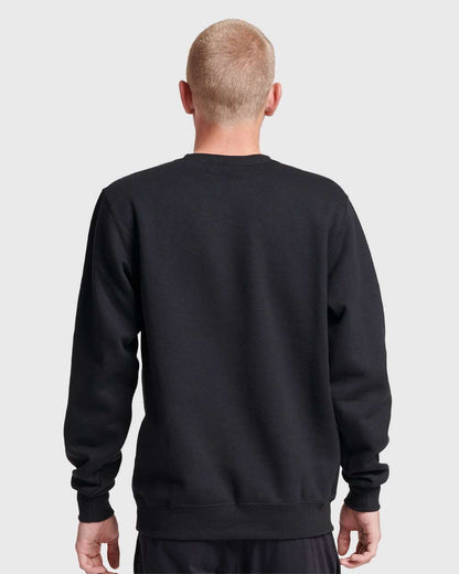 JERZEES Unisex Eco™ Premium Blend Ring-Spun Crewneck Sweatshirt 701MR #colormdl_Black Ink