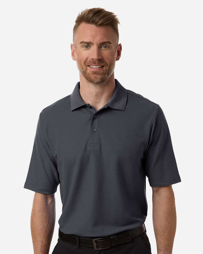 CORE365 Men's Resolve CVC Performance Pique Polo CE106 #colormdl_Carbon