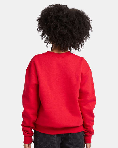 Hanes Youth EcoSmart® Crewneck Sweatshirt P360 #colormdl_Deep Red