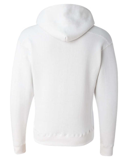 J. America Men's Sport Lace Hooded Sweatshirt 8830 #color_White